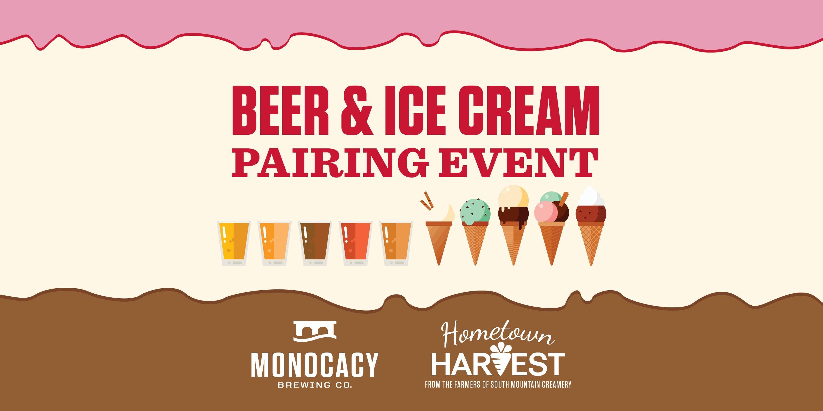 Beer & Ice Cream Pairing - Monocacy Brewing Company